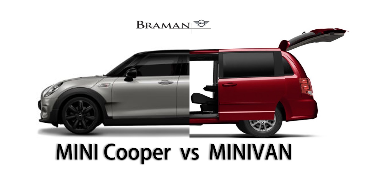 Minivan vs. MINI Cooper | Braman MINI