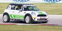 driver going through a track course at one of the mini driving experiences